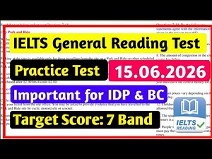 IELTS Reading General Training Practice Test 2026 With Answers | IELTS Reading Test General Training