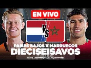 TREMENDA TANDA DE PENALTIES Países Bajos 3-4 Marruecos | 16avos de Final 🏆 ELIMINATORIA DE 32