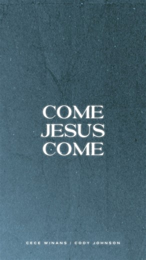 "We need you right now, come and turn this around, deep down I know this world isn’t home, come Jesus come.” The newest version of #ComeJesusCome featuring the incredible Cody Johnson is out tonight! | CeCe Winans
