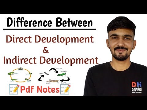Difference Between Direct & Indirect Development || Direct & Indirect Development || By Dadhich Sir
