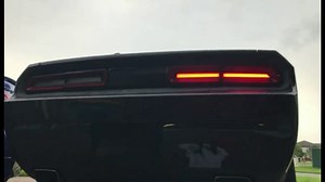 Smoked Lens LED Tail Lights with Red Sequential Turn Signal, Full Led Rear Lamp Assembly Including Daytime Running, Brake and Reverse Light Compatible with 2008-2014 Challenger