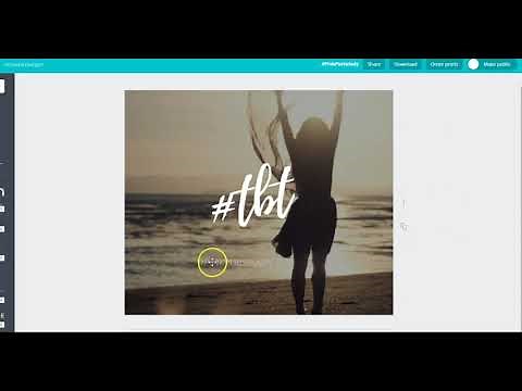 How to add a watermark in Canva