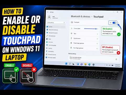 How to Enable or Disable Touchpad on Windows 11 Laptop