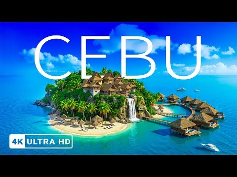 Cebu 4K UHD | Pristine Beaches and Thatched Houses Accompanied By Piano Music