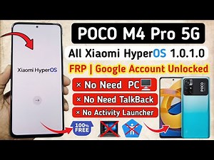 POCO M4 Pro 5G FRP Bypass Without PC | Xiaomi Hyperos FRP Bypass | How to FRP Bypass Xiaomi Hyperos