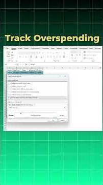 Track Normal vs Overspending Automatically — Excel Conditional Formatting