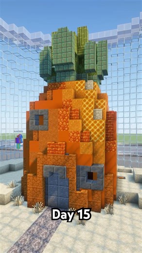 SpongeBob house in Minecraft #minecraftbuilds #minecrafthouse #minecraftbuilding #minecraftshorts