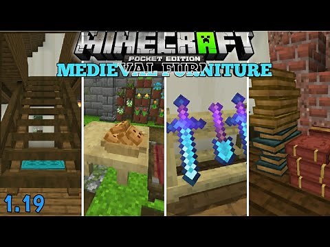 Medieval Furniture Addon V4.1 | Minecraft Furniture Mod For 1.19 Update