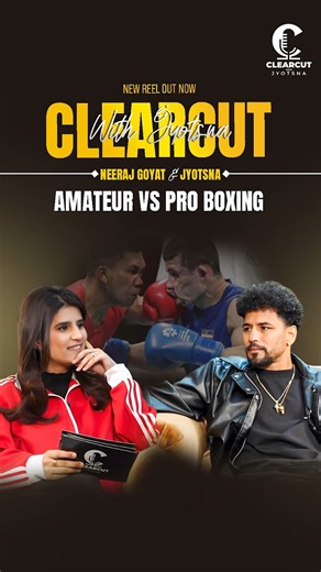 Jyotsna Bedi Thukral on Instagram: "Neeraj Goyat Explains the Difference Between Amateur and Pro Boxing Neeraj Goyat explains the real difference between amateur boxing and professional boxing. From rules and scoring to mindset and career paths, this is a perspective only a fighter who has lived both worlds can share. @neeraj_goyat If you think boxing is the same everywhere, this will change how you see the sport. Watch full episode only on Clear Cut With Jyotsna. #NeerajGoyat #IndianBoxing #Ama