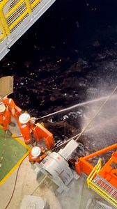 Retrieving anchor wire after rig move. #offshore #rigmove | Ace Rig Move Sdn Bhd