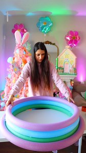 1.1M views · 25K reactions | GIANT Dollar Tree Easter Basket using @dollartree pool noodles! Leave a “” in the comments for more Dollar Tree DIYs. Inspired by a picture that was posted on a Dollar Tree Facebook Group with no original poster. If you’re the person who came up with this idea, please let message me! #dollartree #dollartreediy #dollartreefinds #dollartreehaul #dollartreediys #diy #easterdecor | BargainBethany | Facebook