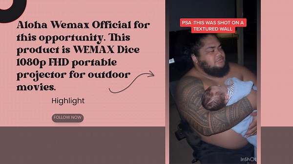 Aloha Wemax Official for this opportunity. This product is WEMAX Dice 1080p FHD portable projector f