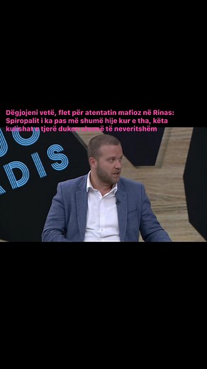 41K views · 264 reactions | Dëgjojeni vetë, flet për atentatin mafioz në Rinas: Spiropalit i ka pas më shumë hije kur e tha, këta kulishat e tjerë duken shumë të neveritshëm —Video Credit Vizion Plus | Hysni Gurra | Facebook