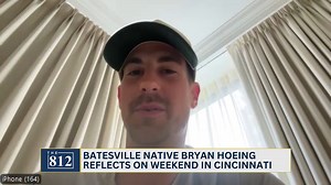 Batesville native Bryan Hoeing is reflecting on this past weekend and the support he felt from his hometown. You can watch more of this interview here: https://www.812noww.com/post/video-padres-reliever-bryan-hoeing-reflects-on-weekend-in-cincinnati | The 812