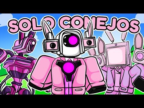 ¡Solo Puedo Usar BUNNYS en Toilet Tower Defense! (Roblox)