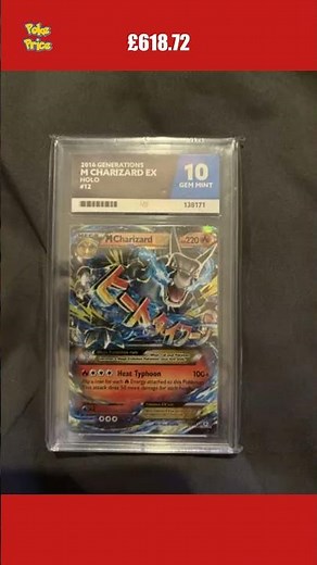 M Charizard EX 12/83 Ultra Rare Generations Gem Mint ACE 10 Pokémon Card