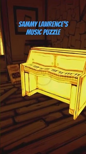 The Music Puzzle in Chapter 2 of Bendy and the ink machine #shorts