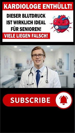 Kardiologe enthüllt: Der ideale Blutdruck für Senioren (Die meisten liegen falsch!)