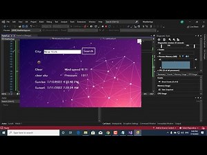 How to make a Weather App in Visual C# using free API - Robot cho mọi người