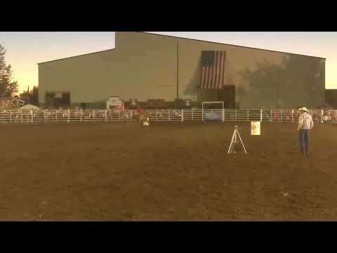 Darcy Lapier running barrels in Sisters Oregon