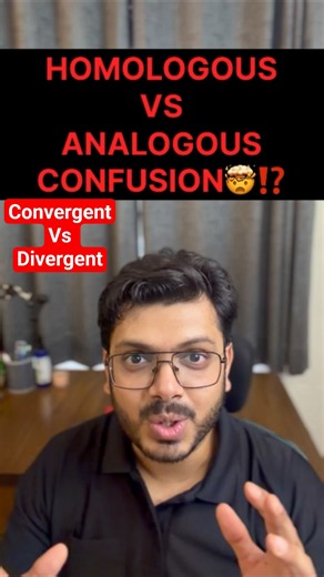 Analogous vs Homologous Organs in 60 Seconds! 🤯 | NEET Biology #biophylum
