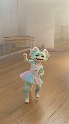 Cute dancing caterpillar goes viral 🦎💃 | Short video of a funny animal dancing