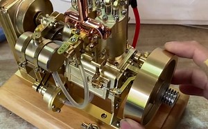 迷你H74 5CC汽油发动机，ICE模型内燃机，DIY模型