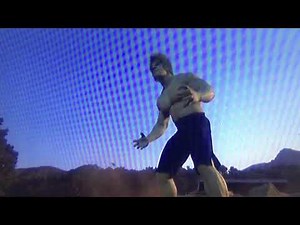 The Incredible Hulk Homecoming D.W. goes after the Hulk with his gun scene