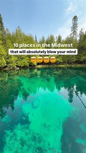 Kristen | Family Adventure Travel | Midwest & Beyond on Instagram: "10 Places in the Midwest that will absolutely blow your mind 🤯🤯 ✨Kitch-iti-ipi Spring, Michigan ✨Witches Gulch, Wisconsin ✨Maquoketa Caves State Park, Iowa ✨Apostle Islands, Wisconsin ✨Hocking Hills, Ohio ✨Black Beach, Minnesota ✨Blue Spring, Missouri ✨Badlands National Park, South Dakota ✨Nelson-Kennedy Ledges State Park, Ohio ✨Toadstool Geological Area, Nebraska Don’t you dare say the Midwest is boring 😏"