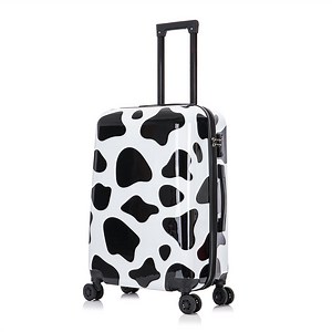 InUSA Print 24" Hardside Lightweight Luggage with Spinner Wheels, Handle and Trolley, Cow - Walmart.com