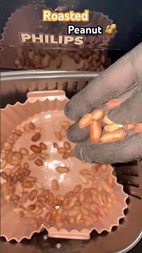 How to roast peanuts in Air fryer 😱🫶 #ytshorts
