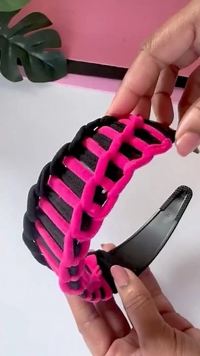 DIY Cute headband 💕￼ / Try this New / ￼ hairband making tutorial / DIY viral hairband #short