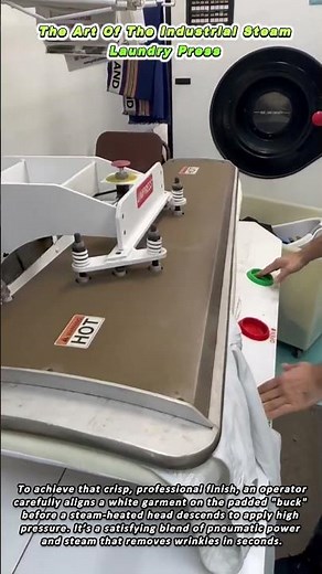 The Art Of The Industrial Steam Laundry Press