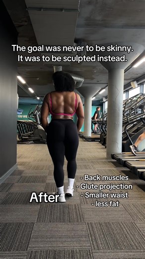 The goal was never to be skinny. It was to be sculpted instead. Catering my workout, cardio, and food to my physique goals, rather than just fast weight loss has been a game changer. I said I wanted to look: snatched, sculpted, athletic, and more hourglsss. I decided to slow things down and take the time to build muscle, that promotes this shape. I ate enough to fuel this process, whilst allowing for sufficient fat loss. The result is was slower scale changes but a better physique look. You don’