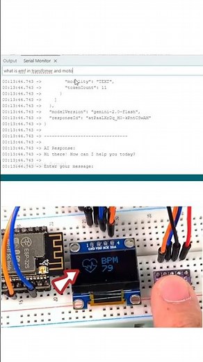 esp32 | esp32 ai assistant | esp32 display animation | esp32 iot project | arduino | AI #techshorts