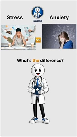 Street vs anxiety what's the difference #stress #anxiety #whatsthedifference #diffhealth