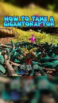 🦩How to Tame a Gigantoraptor in ARK Survival Ascended #ark #arksurvivalascended #gigantoraptor