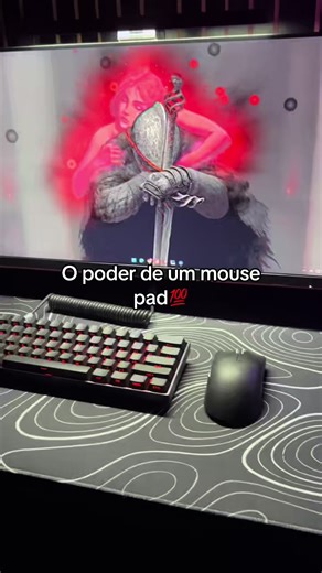 Mouse pad abstrato. #mousepad #abstrato #gamer