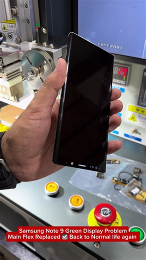 Fix Samsung Note 9 Green Display Issue - Replace LCD Panel and Main Flex