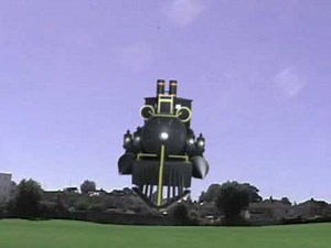 3D Back to the Future Locomotive takeoff!