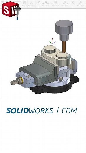 SolidWorks CAM — The Core Intelligence of Modern Factories.