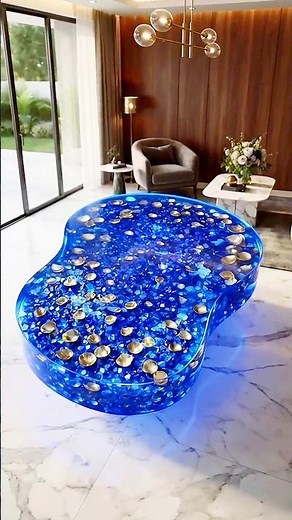 Most DIY Satisfying Crystal Epoxy Table |Resin pour Masterpiece| Luxury Table