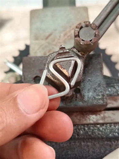 Amazing homemade Steel Wire Bending tool. #DIY #fabrication #handmade #fyp #tool