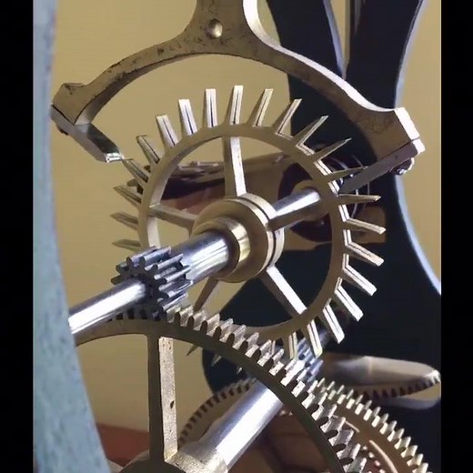 3.8K views · 133 reactions | E Howard tower clock escapement. | National Watch & Clock Museum | Facebook