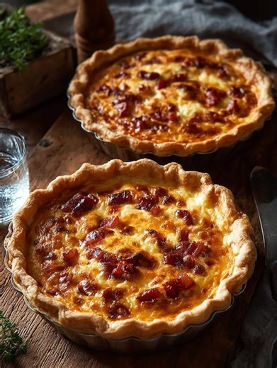 EASY RECIPE for Classic French Quiche Lorraine (printable PDF) - Etsy