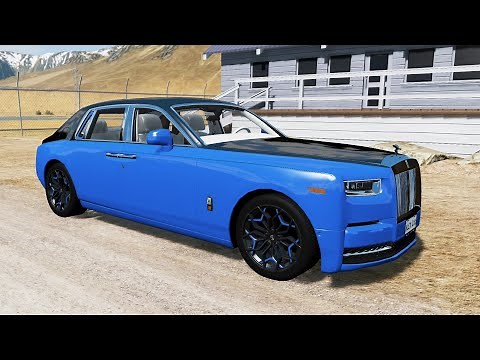 BeamNG.drive - Rolls-Royce Phantom 2018 - Car Show Test Drive Crash . 4K 60fps.