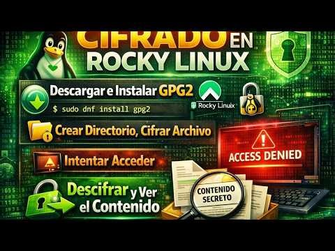 Laboratorio 6.1; Cifrado GPG en Rocky Linux