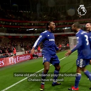 Didier Drogba 💙 scoring against Arsenal #GoalOfTheDay | Premier League