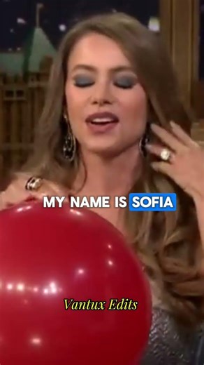 Sofia Vergara suck Helium while talking to Jimmy 😱 #actor #funny #interview #tvshow #usa #comedy #tv
