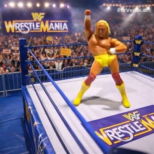 hulk hogan victory dance 💃 in Spain 🇪🇸 wwf